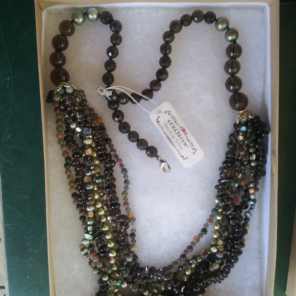 Sterling Silver Beaded Necklace - Picture 1 of 1